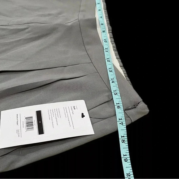 NWT MINISTRY OF SUPPLY Swift Drape Pants Gray Stretch Waist Pockets Zipper 12 - Picture 6 of 12